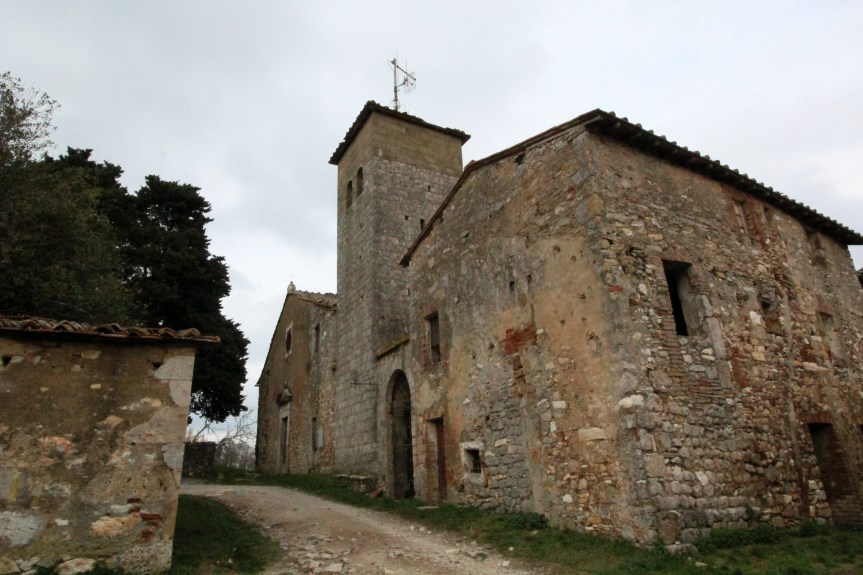 Provincia di Siena: Antenna radio sul campanile della Pieve di&nbsp;Molli