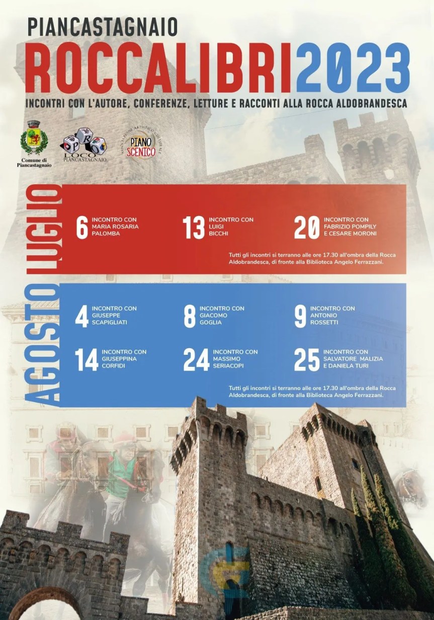 Provioncia di Siena: Rocca Libri. Doppio incontro il 24 e il 25&nbsp;agosto