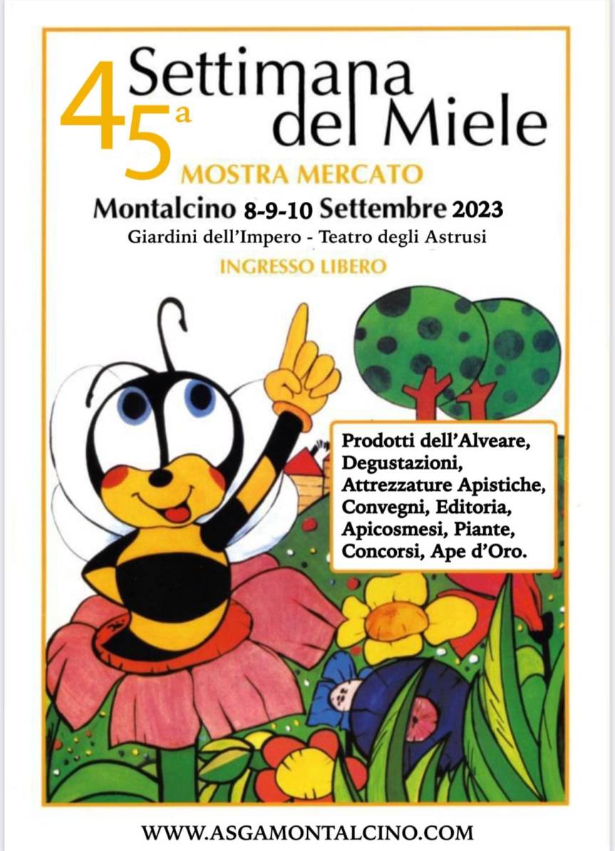 Provincia di Siena: Settimana del miele di Montalcino, iniziative e spunti di riflessione sul&nbsp;settore