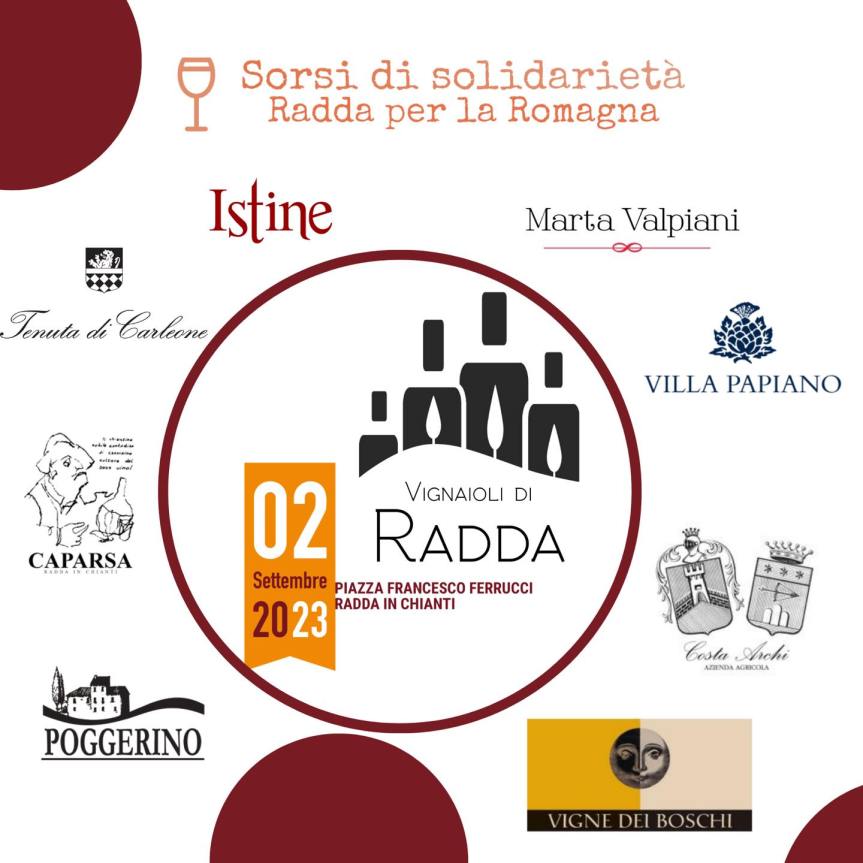 Provincia di Siena: Tutto pronto per “Sorsi di solidarietà” a&nbsp;Radda