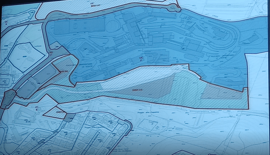 Siena: Ampliamento Scotte, possibilità di parcheggi provvisori nell’area di&nbsp;cantiere