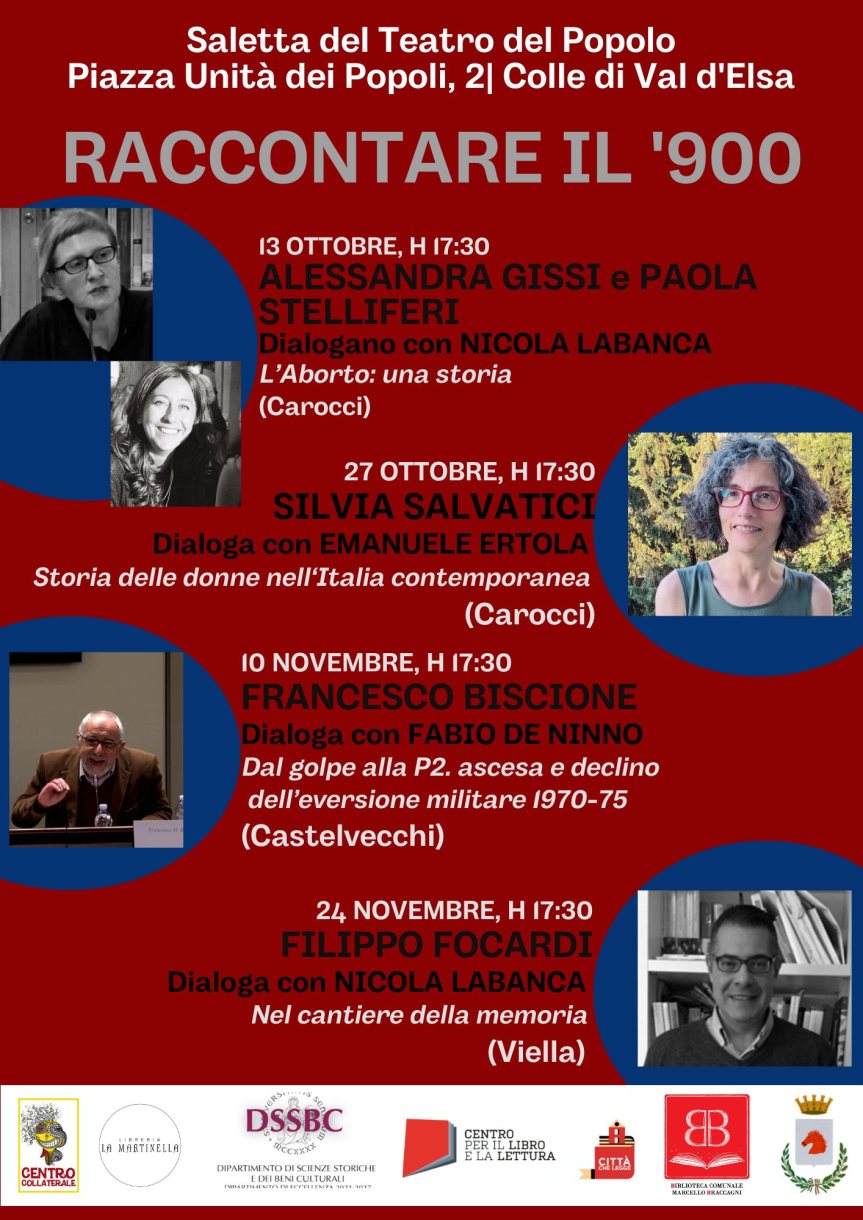 Provincia di Siena: “Raccontare il “900”. Incontri d’autore per capire la&nbsp;storia