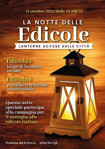 Siena, Notte delle edicole: Luci accese per contrastare la crisi del&nbsp;settore