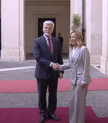 Italia: Il Presidente Meloni incontra il Presidente della Repubblica&nbsp;Ceca