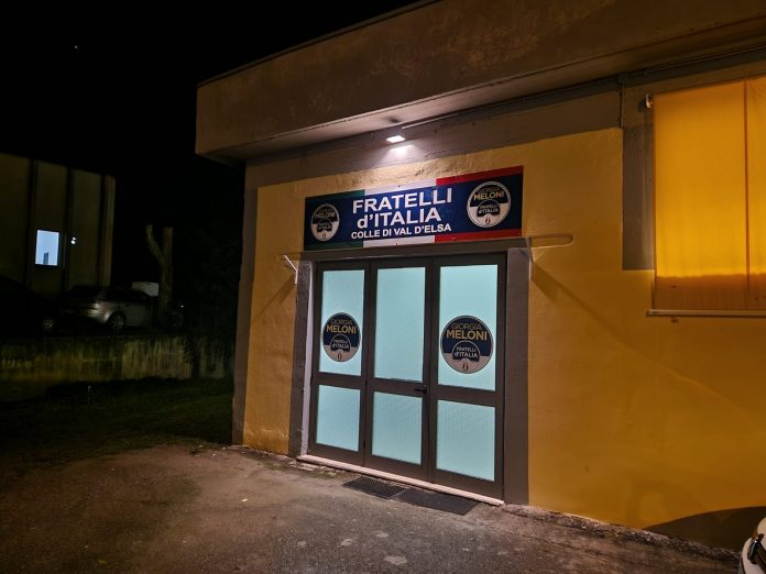 Provincia di Siena: Vicinanza e solidarietà a Riccardo Vannetti da parte di FDI di&nbsp;Colle