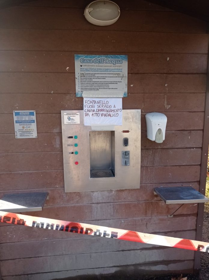 Siena: Atto vandalico alla fontanina di&nbsp;Pescaia