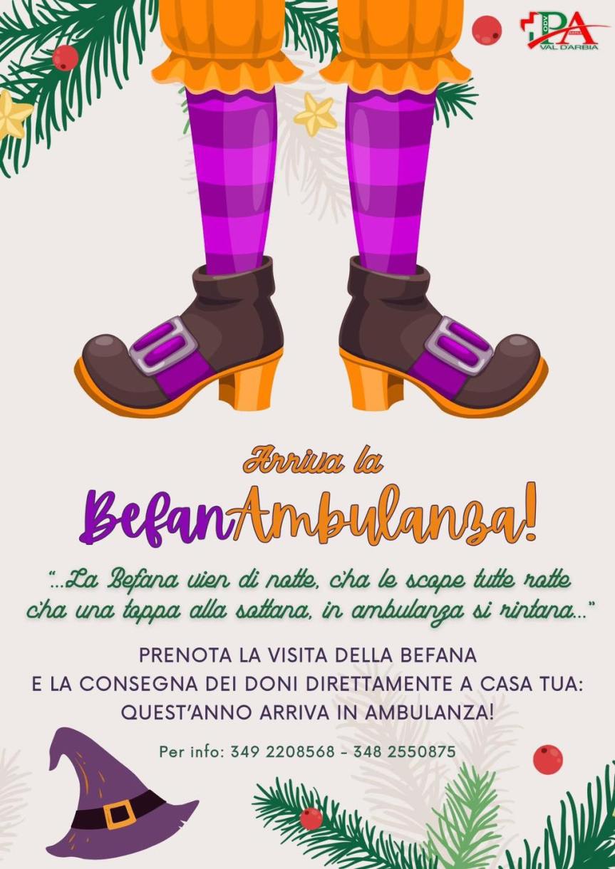 Provincia di Siena: A Monteroni d’Arbia e Murlo arriva la&nbsp;BefanAmbulanza