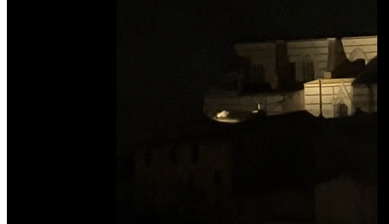 Siena: Fiamme da una canna fumaria vicino al&nbsp;Duomo