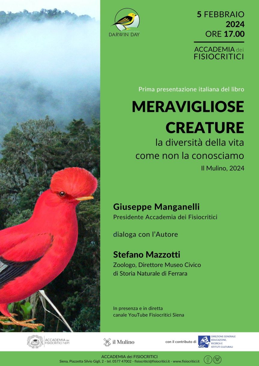 Siena: “Meravigliose creature”,  la prima presentazione italiana del libro di Stefano&nbsp;Mazzotti