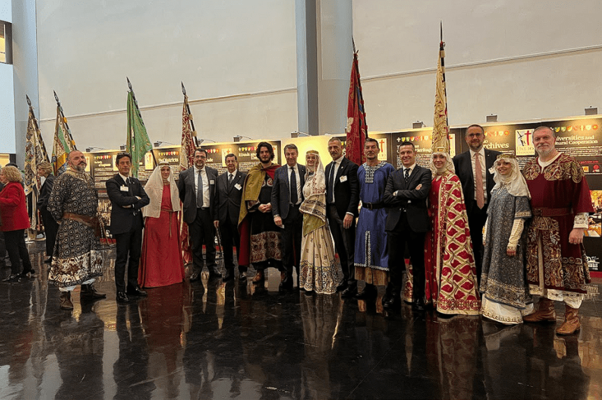 Palio di Legnano: Esposizione dei costumi del Palio di Legnano al Parlamento&nbsp;europeo