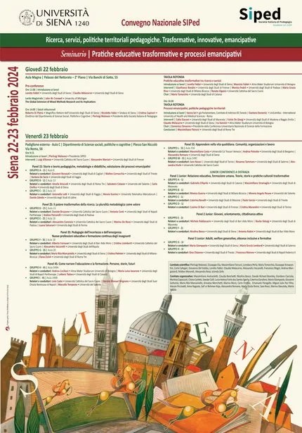 Siena: Aperto il prestigioso convegno della Società Italiana di&nbsp;Pedagogia