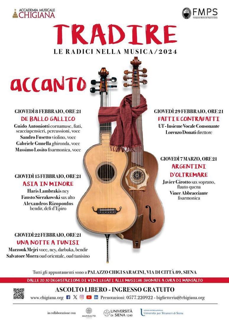 Siena, La Chigiana chiude “Tradire – Le radici nella musica 2024” con una serata dedicata agli “Argentini d’oltremare”