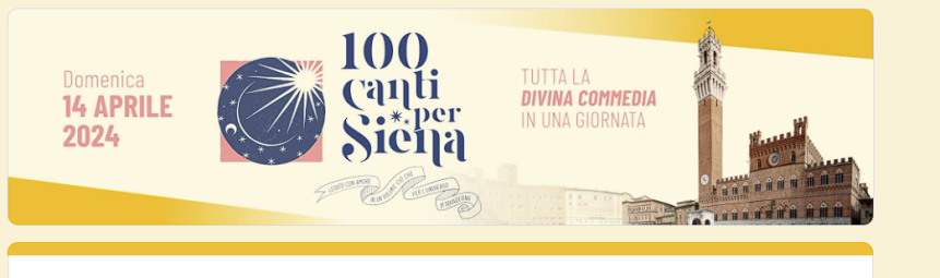 Siena, Contrada della Chiocciola: 100 Canti per Siena
