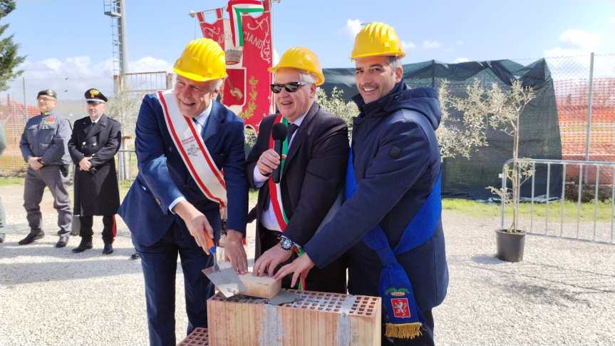 Provincia di Siena: Asciano, posizionata la prima pietra per il nuovo polo scolastico