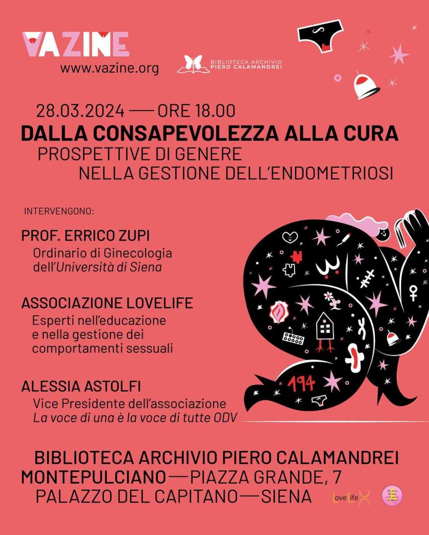 Provincia di Siena: Endometriosi, se ne parla nell’incontro a&nbsp;Montepulciano