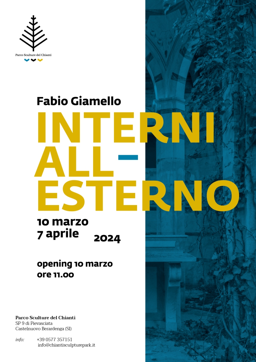 Provincia di Siena: “Interni all’esterno”, mostra di Fabio Giamello apre la stagione del Parco Sculture del Chianti