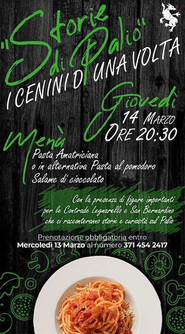Palio di Legnano, Contrada San Domenico: 14/03 STORIE DI PALIO I Cenini di una volta