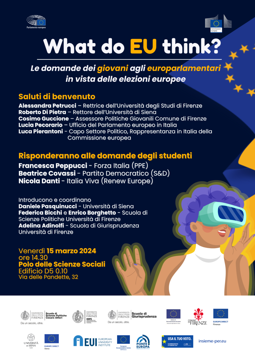 Siena, “What do Eu think?”: studenti dell’Università ed europarlamentari discutono sul futuro comunitario