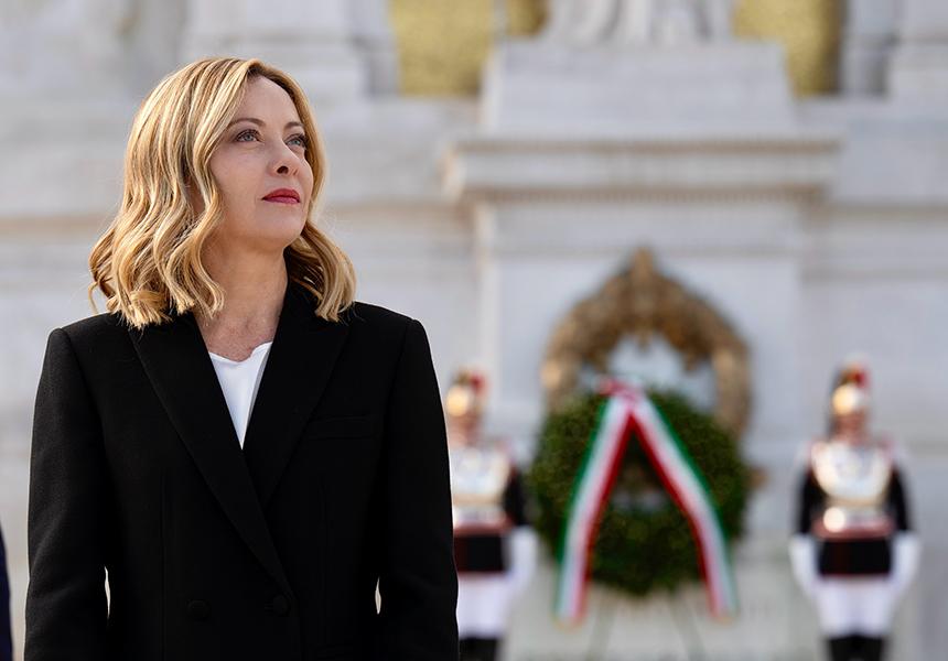 Italia: 25 aprile, il Presidente Meloni all’Altare della&nbsp;Patria