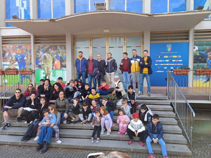 Siena: I Piccoli Torraioli hanno visitato il Centro Tecnico di Coverciano