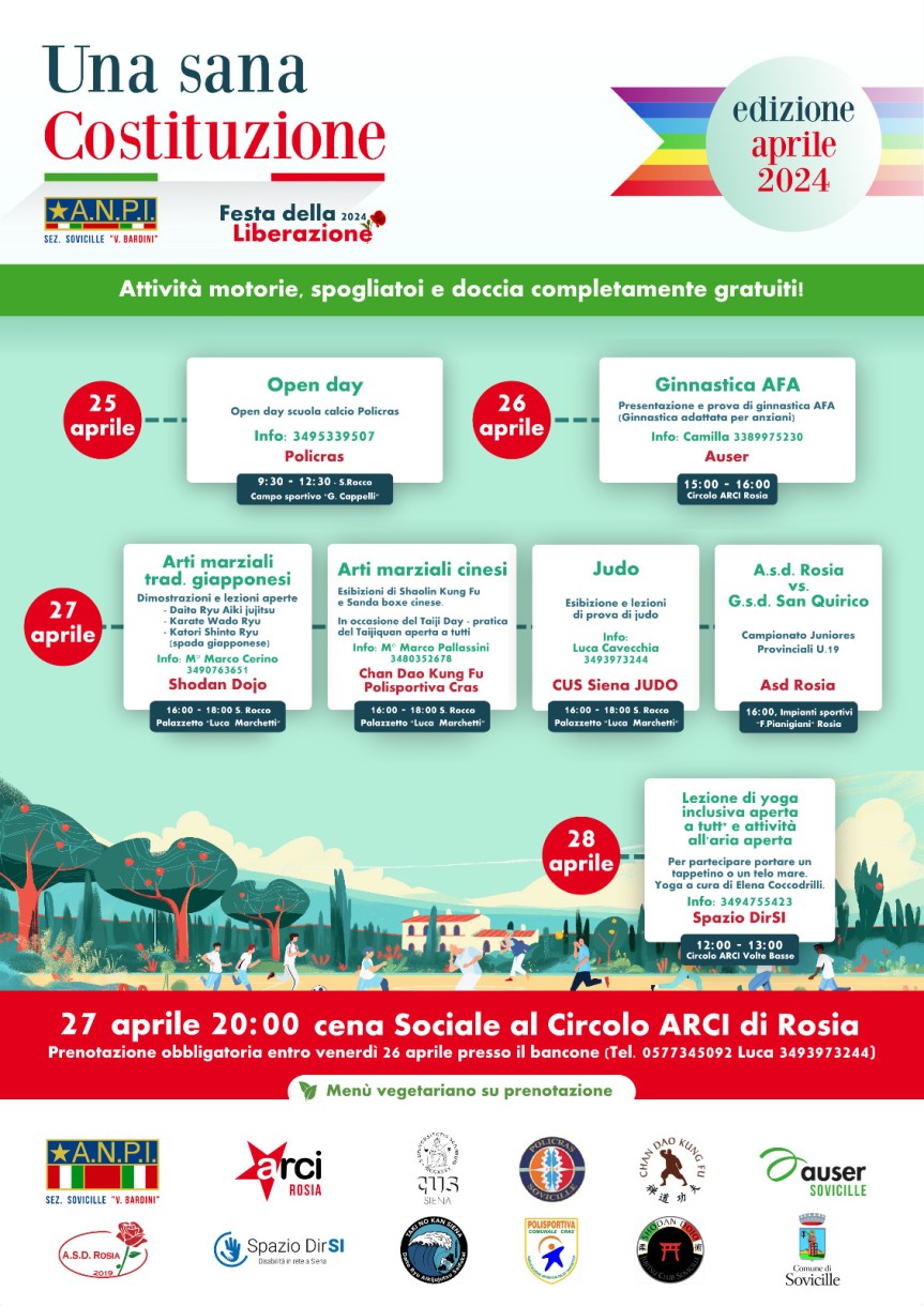 Provincia di Siena: Le iniziative a Sovicille per la Festa della&nbsp;Liberazione