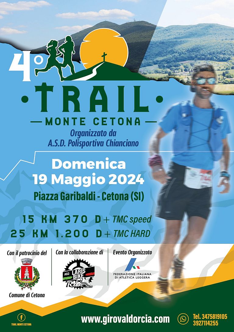Provimncia di Siena: Trail Monte Cetona, sfida impegnativa ma&nbsp;intrigante