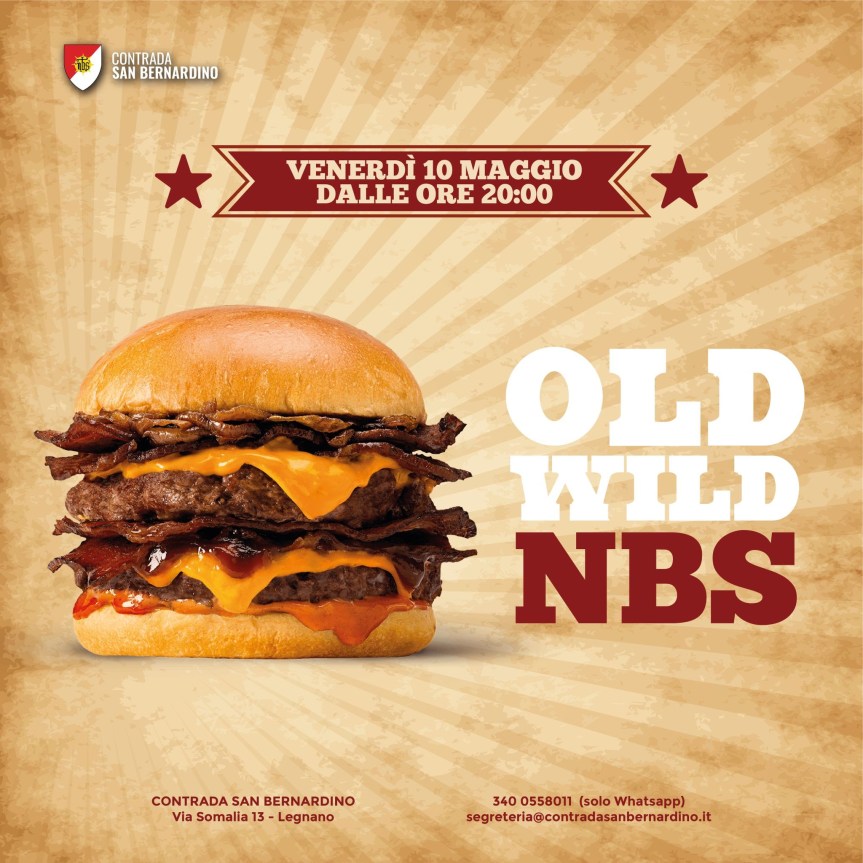 Palio di  Legnano, Contrada San Bernardino: 10/05 Serata Old Wild&nbsp;NBS