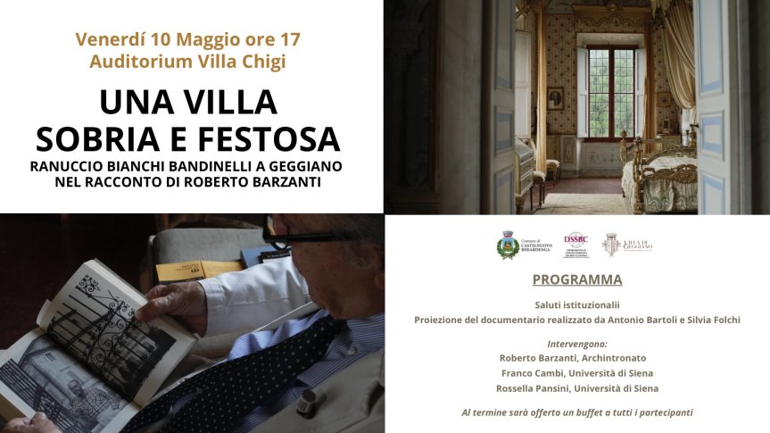 Siena: “Una villa sobria e festosa”, documentario sulla Villa di&nbsp;Geggiano
