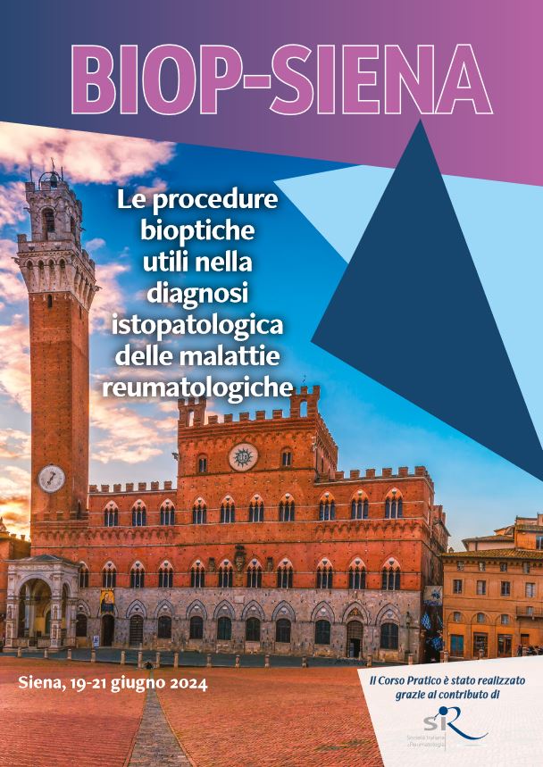 Siena: BIOP-SIENA, dal 19 al 21 giugno focus sulle malattie&nbsp;reumatologiche