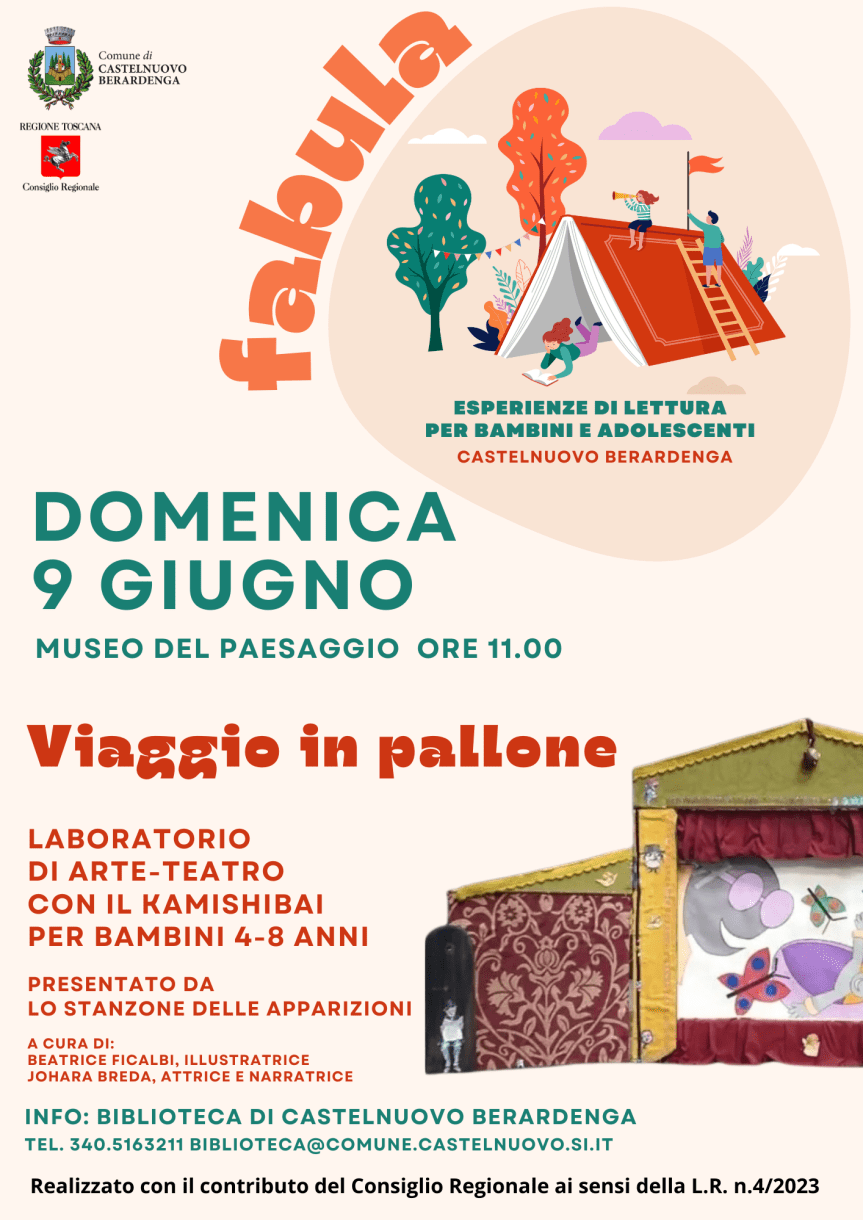 Provincia di Siena, Fabula, “Viaggio nel pallone”: laboratorio per bambini a&nbsp;Castelnuovo
