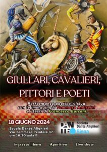 Siena: “Giullari, Cavalieri, Pittori e Poeti”, evento del Comitato Dante&nbsp;Alighieri