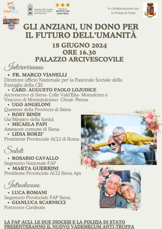 Siena, Gli anziani: pilastri della comunità e custodi di&nbsp;tradizioni