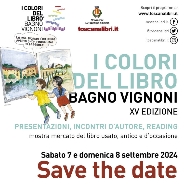 Provincia di Siena: Bagno Vignoni, I colori del libro
