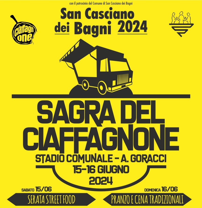 Provincia di Siena: San Casciano dei Bagni, torna la Sagra del Ciaffagnone