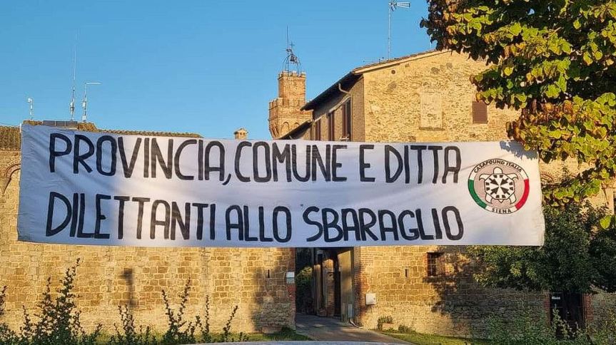 Provincia di Siena, CASAPOUND: “PONTE A BUONCONVENTO CHIUSO DA UN ANNO A CAUSA DEL DILETTANTISMO”