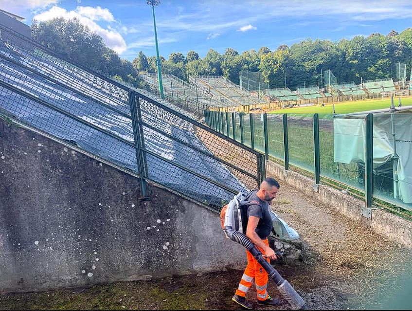 Siena: Proseguono i lavori di pulizia allo stadio&nbsp;Franchi