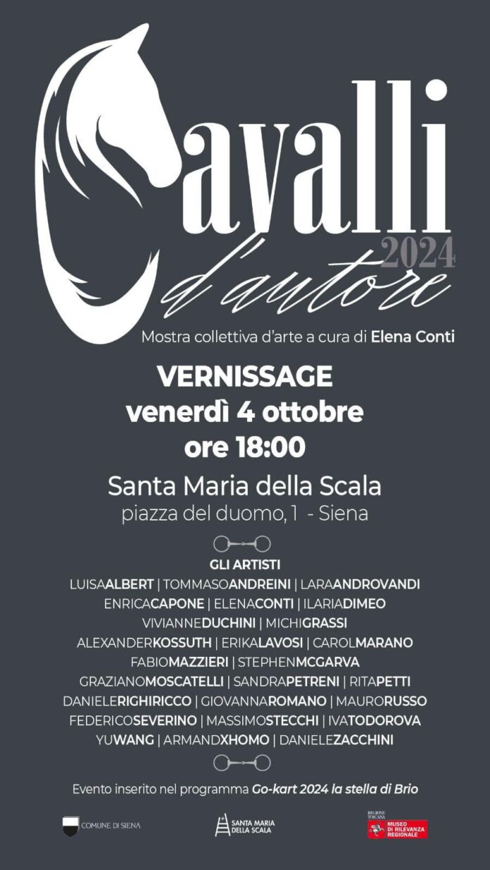 Palio di Siena: Torna l’appuntamento con la mostra d’arte “Cavalli&nbsp;d’Autore”