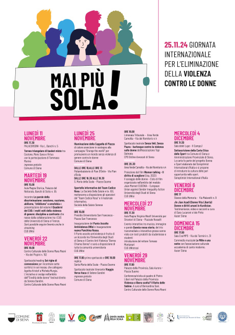 Siena: 25 novembre, le iniziative&nbsp;dell’Università