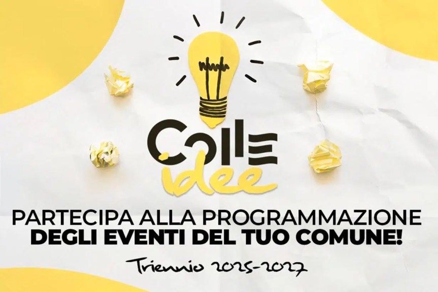 Provincia di Siena, Pianificazione eventi: al via la campagna di ascolto “Colle idee” con la call rivolta ai&nbsp;cittadini