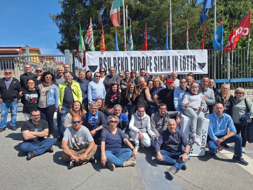 Siena: Gli ex lavoratori di Beko rischiano di dover rinunciare alla&nbsp;tredicesima