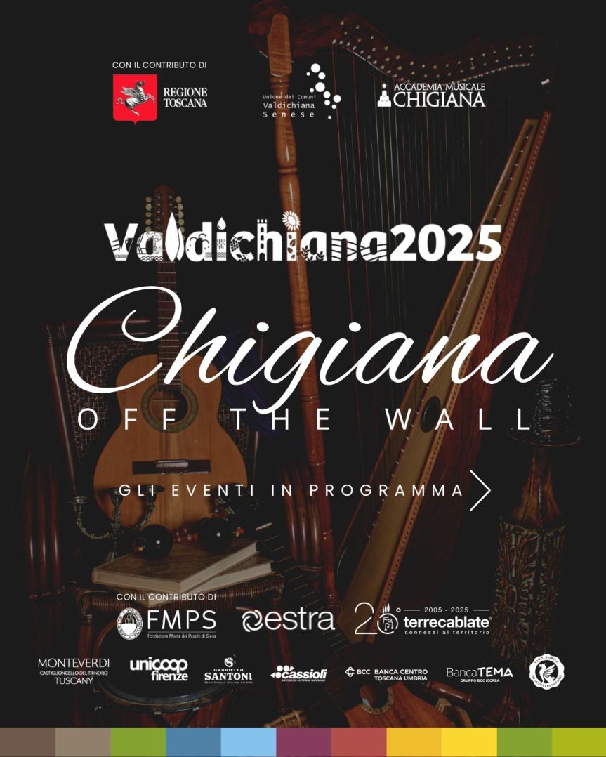 Provincia di Siena, Debutta Chigiana Off The Wall: 5 concerti nati dalla collaborazione tra Unione Comuni Valdichiana Senese e&nbsp;Chigiana