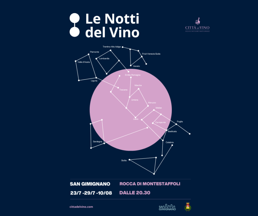 Provincia di Siena, San Gimignano: “Le Notti del Vino” con degustazioni di Vernaccia e cinema&nbsp;d’autore