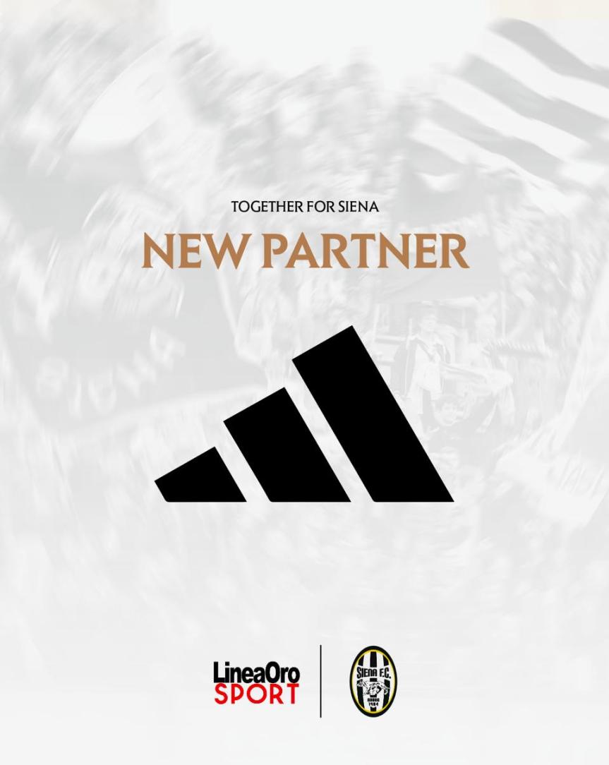Siena, Siena Fc: Il siena annuncia partnership con Adidas tramite Linea&nbsp;Oro