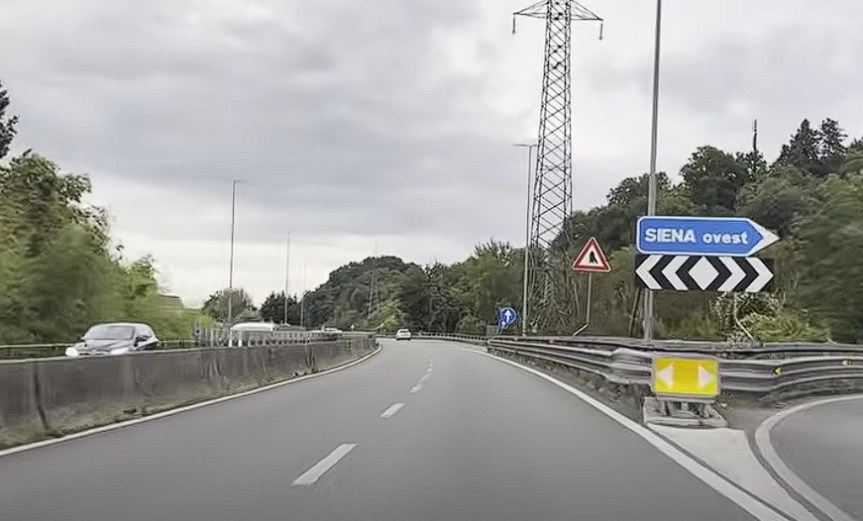 Siena: Incidente in tengenziale fra Siena Ovest e Siena&nbsp;Sud