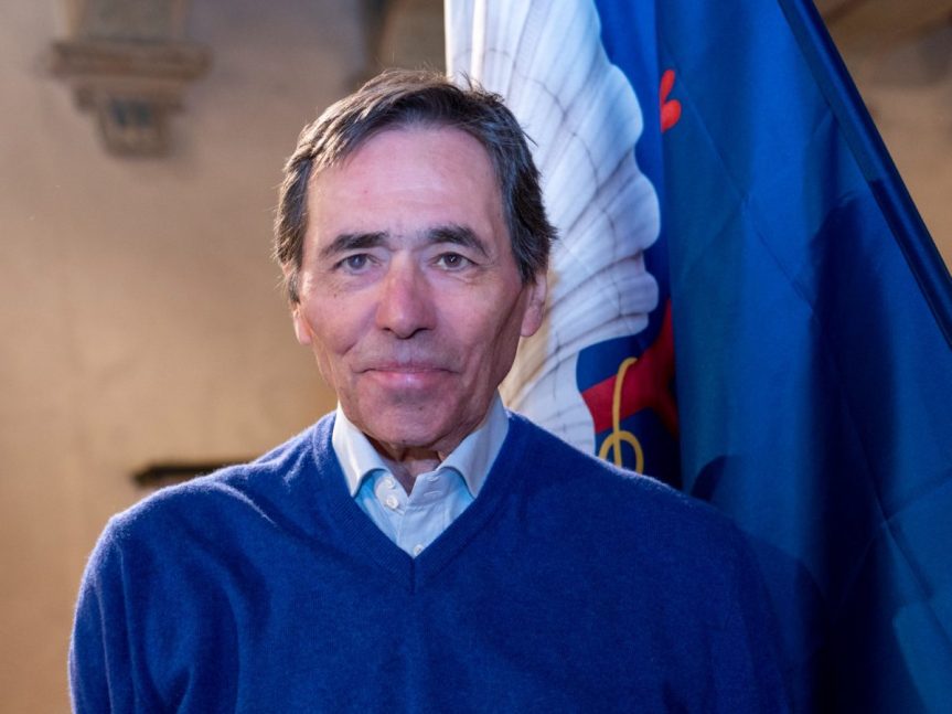 Palio di Siena: Contrada del Nicchio, lo staff di capitan&nbsp;Giustarini